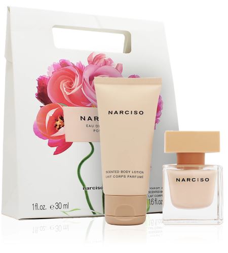 Narciso Rodriguez Narciso Poudrée dárková sada pro ženy parfémovaná voda 30 ml + tělové mléko 50 ml