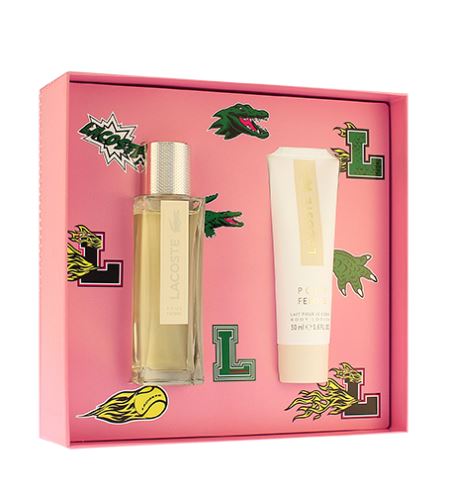Lacoste Pour Femme dárková sada pro ženy parfémovaná voda 50 ml + tělové mléko 50 ml