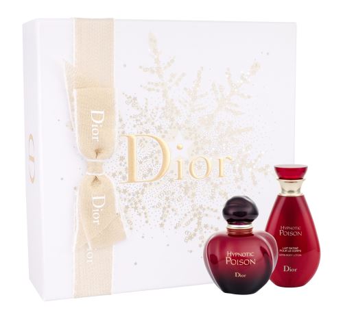 Dior Hypnotic Poison dárková sada pro ženy toaletní voda 50 ml + tělové mléko 50 ml