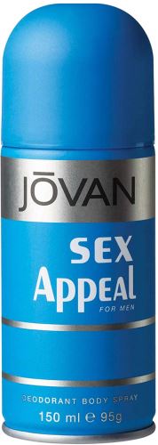 Jovan Sex Appeal For Men Deodorant Body Spray M 150 ml