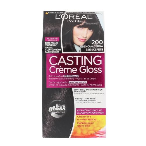L'Oréal Paris Casting Creme Gloss hair color 200 Ebony Black