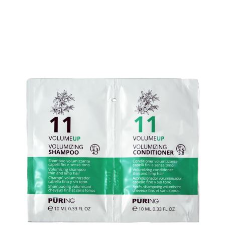PURING 11 VolumeUp Volumizing Shampoo + Conditioner vzorek 10+10 ml