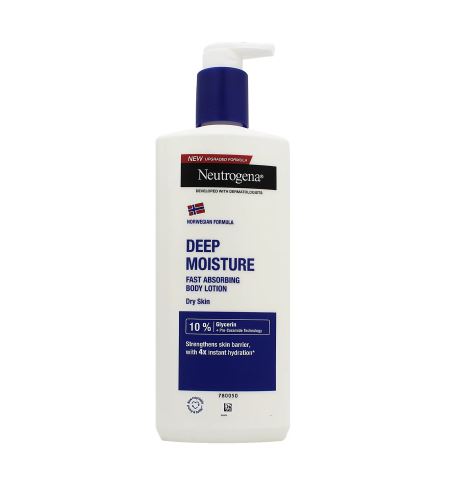 Neutrogena Deep Moisture Fast Absorbing Body Lotion 400ml