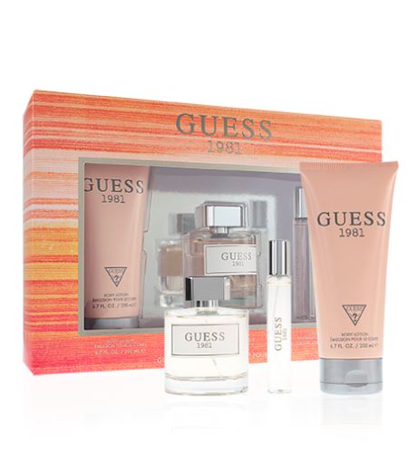 Guess Guess 1981 dárková sada pro ženy toaletní voda 100 ml + toaletní voda 15 ml + tělové mléko 200 ml