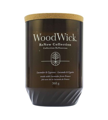 WoodWick ReNew Lavender & Cypress svíčka velká 368 g
