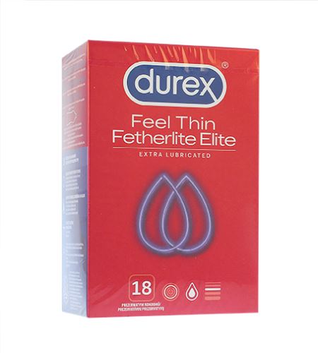 Durex Feel Thin Extra Lubricated kondomy
