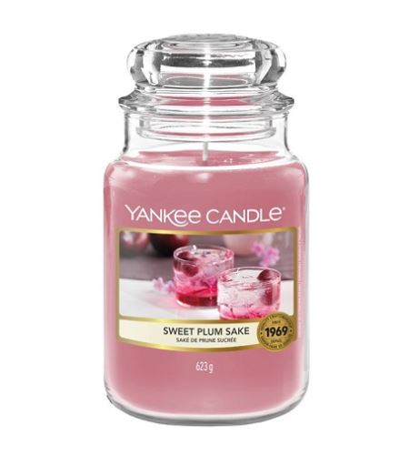 Yankee Candle Sweet Plum Sake vonná svíčka 623 g