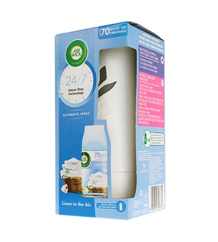Air Wick Freshmatic Prádlo ve vánku automatický spray komplet 250 ml
