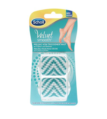 Scholl Velvet Smooth Dry Skin Exfoliation Roller Heads 2pcs