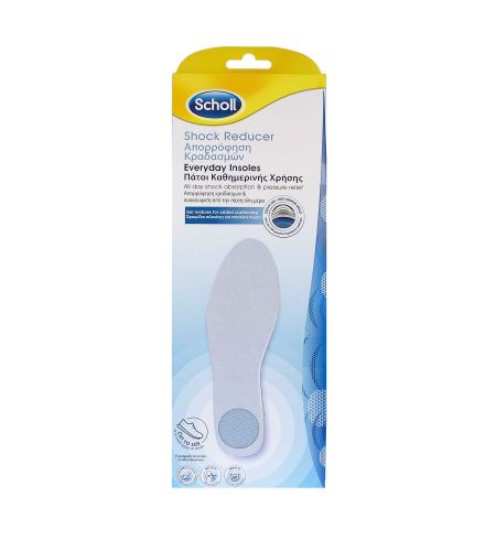 Scholl Shock Reducer Everyday Insoles vložky do bot pro každodenní nošení 1 pár