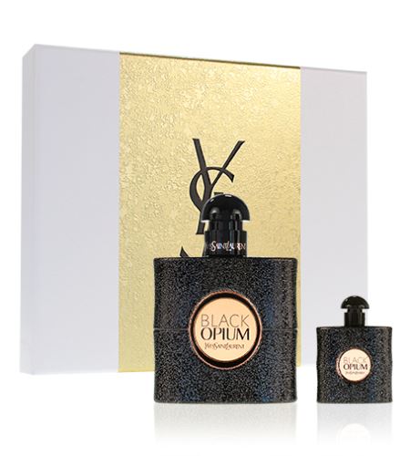 Yves Saint Laurent Black Opium  dárková sada pro ženy parfémovaná voda 50 ml + parfémovaná voda 7,5 ml