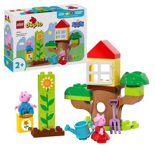 LEGO® DUPLO® Prasátko Peppa 10431 Prasátko Peppa – zahrada a dům na stromě
