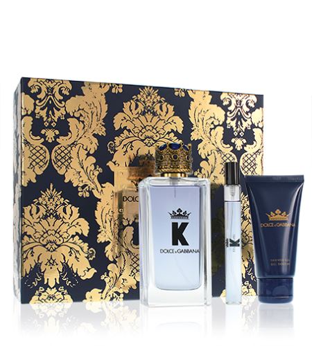 Dolce & Gabbana K by Dolce & Gabbana dárková sada pro muže toaletní voda 100 ml + sprchový gel 50 ml + toaletní voda 10 ml