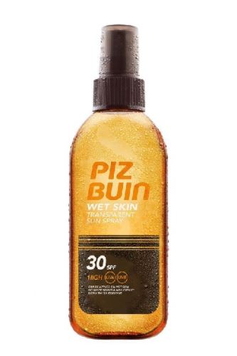 Piz Buin Wet Skin sprej na opalování SPF 30 150 ml