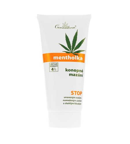 Cannaderm Mentholka konopné mazání 200 ml