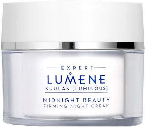 Lumene Kuulas [Luminous] Midnight Beauty rozjasňující a zpevňující noční krém 50 ml
