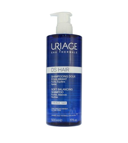 URIAGE DS HAIR Soft Balancing Shampoo čisticí šampon pro citlivou pokožku hlavy 500 ml