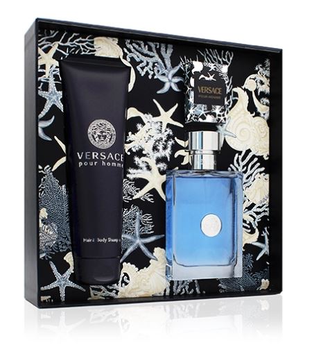 Versace Pour Homme dárková sada pro muže toaletní voda 100 ml + sprchový gel 150 ml + toaletní voda 5 ml