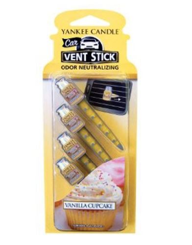 Yankee Candle Vanilla Cupcake vonné kolíčky 4 ks
