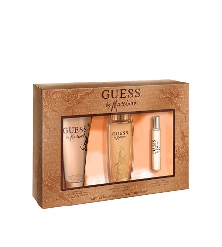 Guess By Marciano dárková sada pro ženy toaletní voda 100 ml + toaletní voda 15 ml + tělové mléko 200 ml
