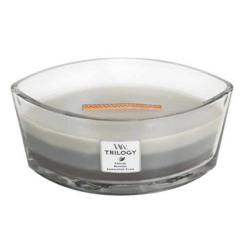 WoodWick Warm Woods vonná svíčka s dřevěným knotem 453,6 g