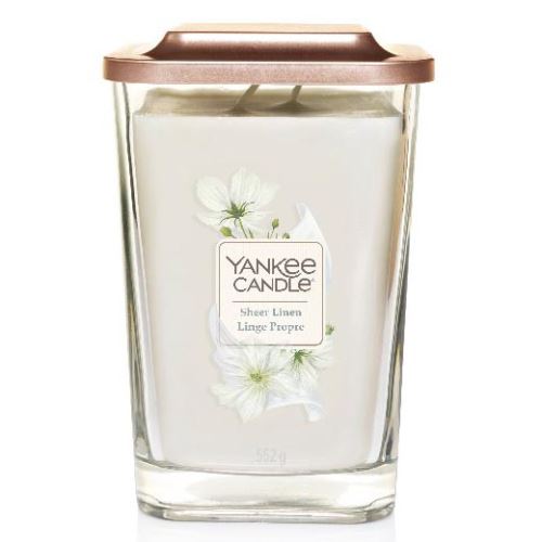 Yankee Candle Elevation 2 wicks Sheer Linen vonná svíčka 552 g
