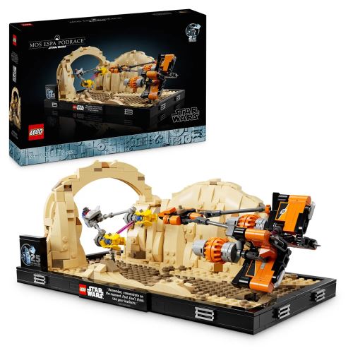 LEGO® Star Wars™ 75380 Závody kluzáků v Mos Espa – diorama