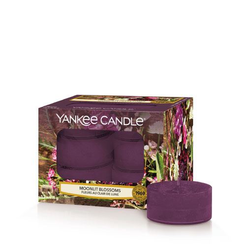 Yankee Candle Moonlit Blossoms čajová svíčka 12 x 9,8g