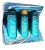 Das Indulgent Bathing Co. Sternennacht-Geschenkset enthält Duschgel (240 ml), Badeschaum (240 ml) und Schlafspray (200 ml).