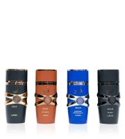 Lattafa Asad Collection dárková sada pro muže parfémovaná voda Asad 25 ml + parfémovaná voda Asad Bourbon 25 ml + parfémovaná voda Asad Zanzibar 25 ml + parfémovaná voda Asad Elixir 25 ml (1)