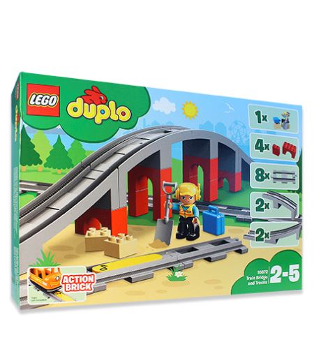 LEGO 10872 Duplo Train Bridge and Tracks stavebnice lego