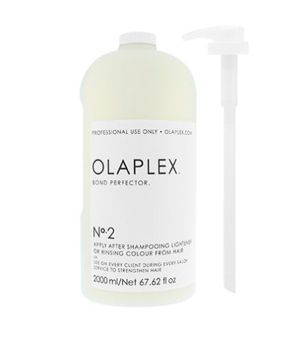 Olaplex N°2 Bond Perfector obnovující péče snižující poškození vlasů při barvení s pumpičkou 2 l