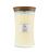 WoodWick Vanilla Musk vonná svíčka s dřevěným knotem 609 g