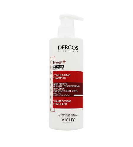 Vichy Dercos Energy+ Stimulierendes Shampoo, stärkendes Shampoo gegen Haarausfall, 200 ml