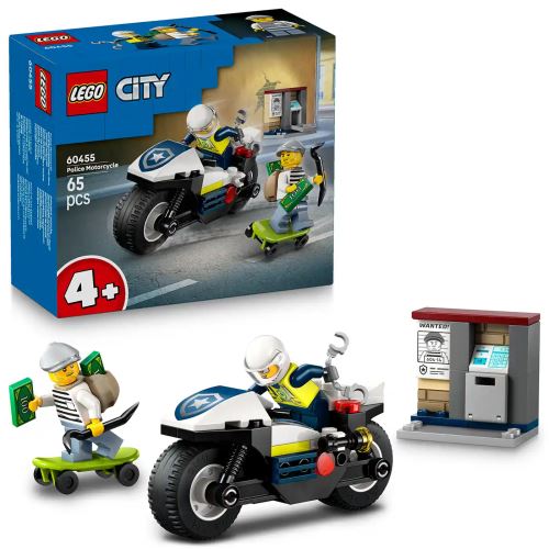 LEGO® City 60455 Honička na policejní motorce