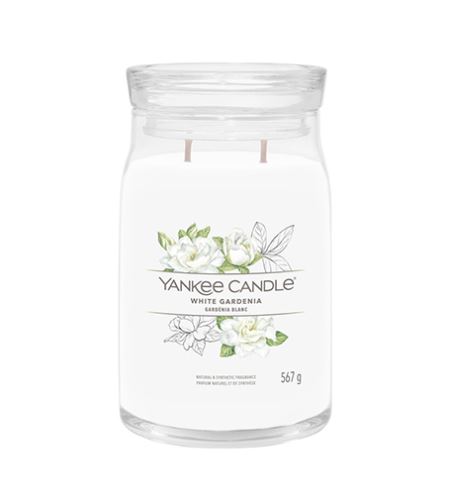 Yankee Candle White Gardenia signature svíčka velká 567 g
