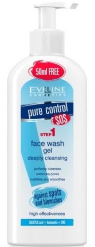 Eveline Cosmetics Pure Control deep cleansing gel for the face 200 ml