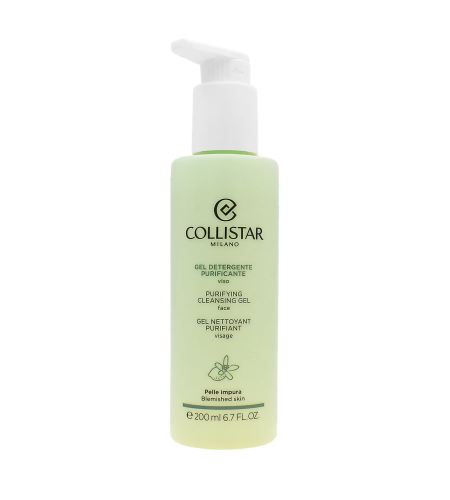 Collistar Purifying Cleansing Gel gentle cleansing gel for skin with imperfections 200 ml
