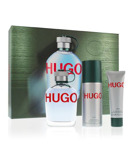 Hugo Boss Hugo Man dárková sada pro muže toaletní voda 125 ml + deodorant 150 ml + sprchový gel 50 ml
