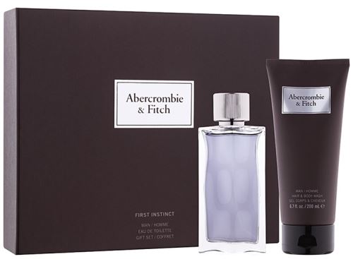 Abercrombie & Fitch First Instinct dárková sada pro muže toaletní voda 100 ml + Hair & Body Wash 200 ml