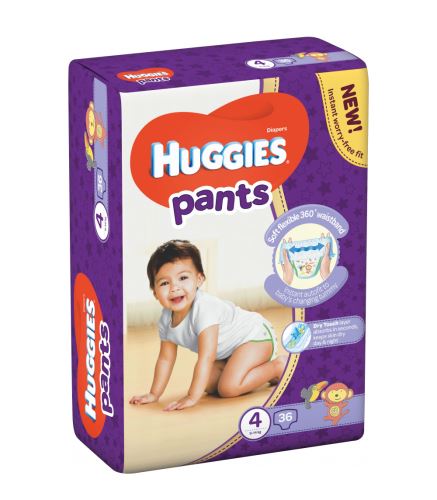 Huggies Pants Jumbo vel. 4 plenkové kalhotky (9-14 kg) 36ks