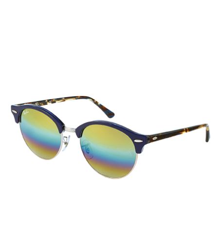 RayBan RB4246 Clubround 1223/C4 duhová unisex sluneční brýle 51x19x145 mm