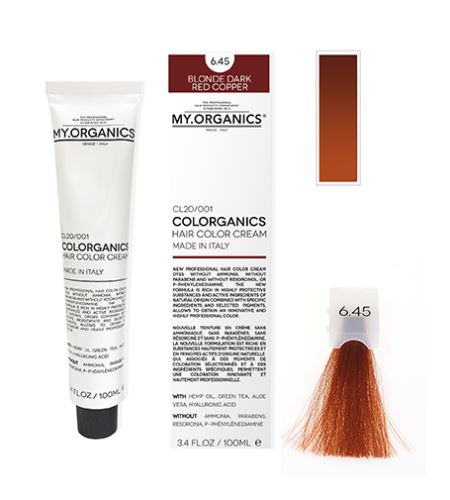 MY.ORGANICS Colorganics barva 100 ml 6.45 Blonde Dark Red Copper