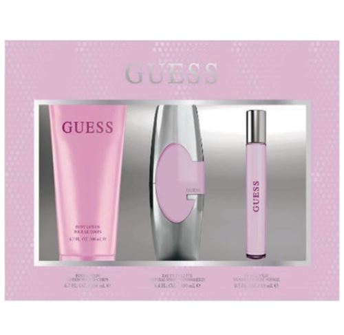 Guess Guess For Women dárková sada pro ženy toaletní voda 75ml + toaletní voda 15 ml + tělové mléko 200 ml