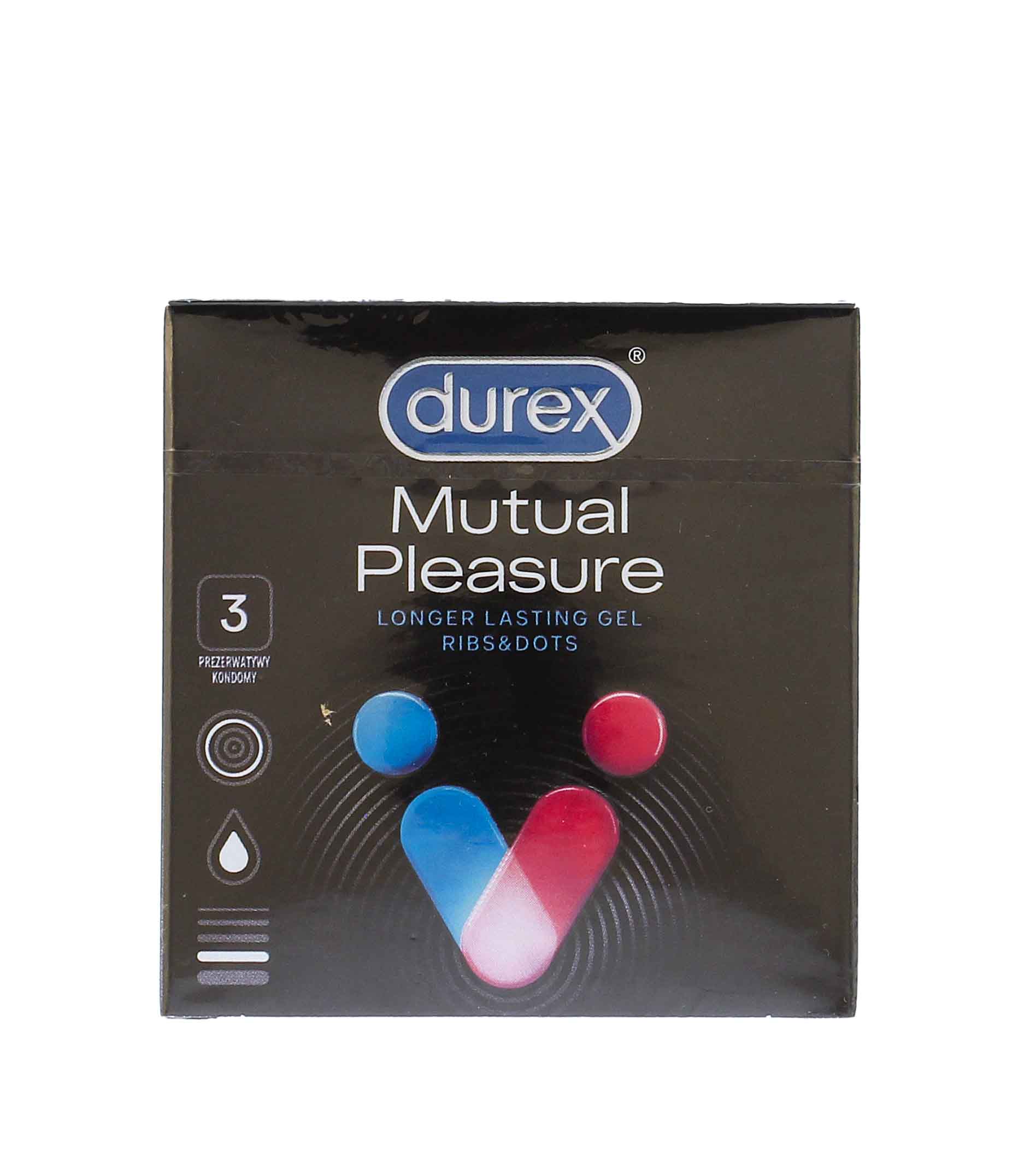 Durex Mutual Pleasure prezervatīvi 3 gab