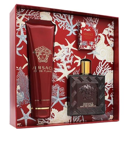 Versace Eros Flame SET M (EDP 100ml + SG 150ml + EDP 5ml)