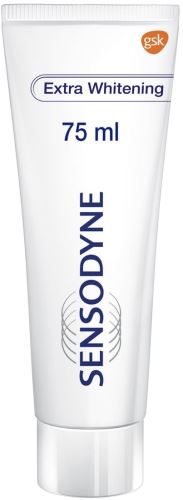 Sensodyne Extra Whitening toothpaste with a whitening effect for sensitive teeth 75 ml