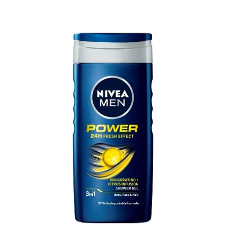 Nivea Men Power sprchový gel 250 ml Pro muže