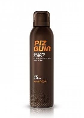 Piz Buin Instant Glow rozjasňující sprej na opalování SPF 15 150 ml