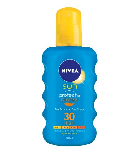 Nivea Sun Protect & Bronze sprej na opalování SPF 30 200 ml